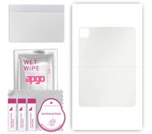 apgo MATTE Protective Skin Sticker for the back compatible with Apple iPad Pro 11 (2020), Wrap Film, Hydrogel Film, Flexible, Soft TPU with positionin