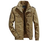 Nueva chaqueta de terciopelo de invierno cálida para hombre, chaqueta con capucha lavada militar, chaqueta holgada de gran tamaño M