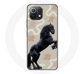 Funda para Xiaomi Mi 11 Lite Raza de Caballo Frisón Negro