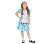 Disfraz de niña dulce de Bristol novedad One Size blanco/azul