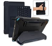 Original Rugged Surface Pro8 Full Incluye teclado Lápiz de superficie Soporte ajustable A prueba de golpes y caídas Totalmente resistente y elegante [Producto Targus] Estuche, estuche, negro