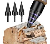 Broca para leña de alta eficiencia, diseño de cabezal afilado, broca resistente a la corrosión y al óxido, herramienta para partir madera 38mm