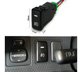 Luz antiniebla de barra de luces LED con botón de interruptor de encendido y apagado doble OEM de 39mm para Toyota Tacoma