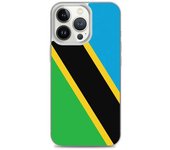 Funda iPhone - iPhone 13 Pro - Drapeau Tanzanie - Souple - Multicolore - Verticale