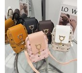 Bolso para teléfono móvil con estampado de moda, bolso pequeño, bolso de almacenamiento para mujer, bolso cruzado de un solo hombro Superior Sense blanco