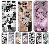 Funda negra de tpu para Xiaomi Redmi 7A 8 8A 9 9A 9C Redmi Note 8T 8 Pro T Note 9 9S 9Pro funda moda Yaoi BJ manga Alex de lujo Xiaomi Redmi 7A