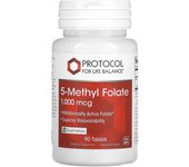 Protocol for Life Balance, 5-methylfolic acid, 1,000mcg, 90 tablets