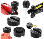 Soporte para gato elevador de coche, almohadillas de goma, plataforma para rueda, adaptador de riel de piso ranurado, herramientas de reparación para Lexus, Subaru, Fiat y Volvo