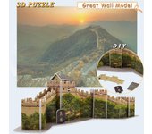 Rompecabezas 3D de la Gran Muralla China, modelos de juguete para ensamblaje DIY para niños, recuerdo de viaje, arquitectura mundial, rompecabezas, juguete, regalos divertidos para niños