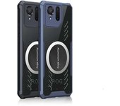 Funda de teléfono con disipación de calor y refrigeración para Asus ROG Phone 9 Pro, con clip trasero magnético y cubierta acrílica para Rog Phone 8, 7, 6, 9Pro HD, transparente. Rog Phone 9 Pro negro