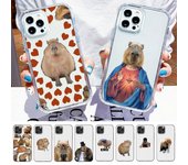 Precioso teléfono de animación de moda suave para Iphone XR 11 Max Mini Plus 7 8 6s 13 Pro 12 XS 6 14 X Funda de silicona de silicona recta de TPU suave for 7 Plus Or 8 Plus bronceado