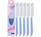 Juego de removedor de pelo, afeitadora, moldeador de cejas, 5 uds. 5pcs azul