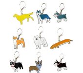 Colgante de Collar para mascota a la moda, llavero para perro, bolso, cartera, decoración, llavero colgante