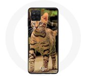 Coque pour Samsung Galaxy A22 4G Bengal Race de chats dessin Animé