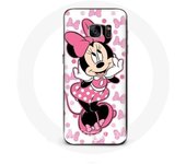 Coque pour Samsung Galaxy S6 edge Minnie Mouse Dessin animé mignon rose