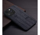 Funda para iPhone 15 14 13 12 11 Pro Max Mini XR X XS Max 7 8 Plus funda de madera de bambú patrón de cuero funda de lujo coque capa for iPhone 15 Plus