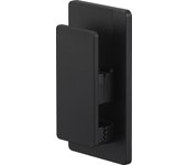 Yamazaki Jitsugyo 3670 Clip Magnético, Juego de 2, Negro, Aprox.. Ancho 4,5 x Profundidad 2 x Alto 8 cm, Torre, Soporte de tela, Almacenamiento de cocina, Fácil instalación