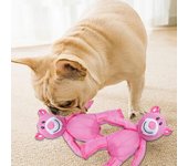 1/2 piezas de oso de peluche indestructible para perros, oso irrompible, juguete masticable para perros agresivos, oso de peluche chirriante interactivo para razas grandes 1pc