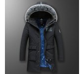 Abrigo de algodón de invierno nuevo para hombre, moda juvenil para hombre, con capucha, grueso, de longitud media, informal, de talla grande, abrigo de algodón grande, tendencia M