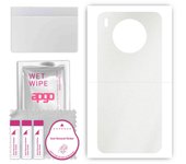 apgo Protective Skin Sticker for the back compatible with Huawei Nova 8i, Wrap Film, Foil, Vinyl - Pattern Matte Transparent