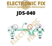 ELECTRONICFIX - JDS-040 Nappe Conductrice Circuit Manette PS4 JDS-040 Compatible avec PlayStation 4 - Remplacement et Réparation