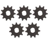 5 piñones delanteros T8F de 11 dientes para patinete eléctrico de acero resistente de 43 cc, 47 cc y 49 cc.
