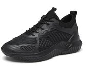 TUINANLE, zapatillas ligeras de suela suave para hombre, zapatillas transpirables de verano para caminar, zapatos cómodos para hombre, zapatos blancos para correr deportes, zapatos para correr 36 negro