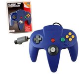 Mando con joystick y cable TTXTECH para consola Nintendo 64 N64, color azul