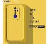Funda de teléfono de silicona líquida con forma de ojo de ángel para OPPO A5 A9 2020 A11 A11X, funda protectora suave a prueba de golpes para cámara, funda protectora trasera OPPO A5 2020