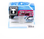 Señuelo blando Jackall Tide Curly de 2 pulgadas Chirimen Monster (6395)