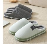 Zapatillas de hombre, moda de invierno, zapatos cálidos para mujer, informales, antideslizantes, planas, para casa, dormitorio, hogar, cómodas, para parejas, otoño 36-37
