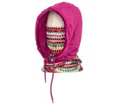 Capucha y braga polar con protección doble capa 51600 unisex TU color rosa