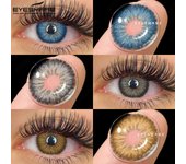 EYESHARE 1Pair/2Pcs Natural Colored Contacts Lenses Blue Eye Contacts Gray Pupils Brown Lenses Green Contact Yearly Color Lenses
