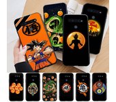 Funda negra AD58 Dragon Ball Anime para Samsung Note 20 Lite S24 Ultra S23 S22 A05 A06 A11 A71 A15 A16 A13 A24 A25 A33 A52 A53 M55 M35 Samsung M02 arlequín