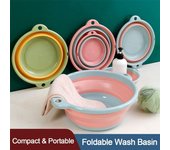 Lavabo plegable de cocina de viaje, cuenco para lavar, lavabo plegable, lavabos portátiles S verde