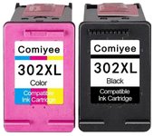 2 Cartouches d'encre Compatible pour HP 302 XL 302XL Compatible pour DeskJet 3639 3637 3630 2130 1110 Envy 4527 4525 4522 4520 4521