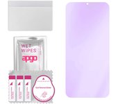 apgo Cristal protector híbrido Anti-Blue 9H compatible con Ulefone Note 6, nano vidrio flexible, excelente reemplazo para vidrio templado, resistente a rayones