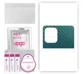 apgo Adhesivo protector para la parte trasera compatible con Oppo Find X3 Pro Lensman, Wrap Film, Foil, Vinyl - Pattern Carbon Chameleon CAKA1