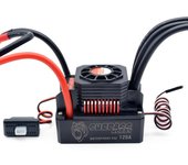120A ESC con enchufe BEC XT60 3-6S Lipo impermeable sin escobillas ESC para coche todoterreno a control remoto 1/8 120A