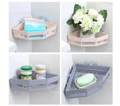 Estante de baño, organizador de estantes, cesta de almacenamiento de gel y champú para inodoro, decoración para baño, estante de ducha de esquina, soporte para estante, accesorios blanco