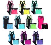 Traje de baño de una pieza con cintura elástica para niños, bañadores de playa, trajes de baño con cuello redondo, sin mangas, mono con espalda de nadador 3-4 Years verde menta