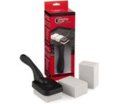 set 3 cleaning block barbacoas con mango y solapa individual