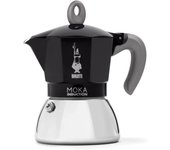 Cafetera de inducción Bialetti Mocha de 6 tazas compatible con IH, tipo de fuego directo, cafetera espresso y (Café macchinetta)