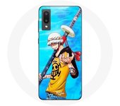 Coque pour Samsung Galaxy A02 One Piece Manga Trafalgar Law epée
