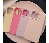 Funda elegante de silicona suave antideslizante para Apple 16 15 Pro max, funda antisuciedad con borde completo multicolor original Apple 14 13 12 11 Pro max iphone 12 Pro max