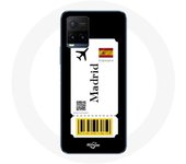 Coque pour Vivo Y21s 2021 / Y21 2021 Billet d'avion Madrid Espagne