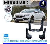 Mudguards fit  for Honda Civic 2016 2017 2018  FC FC1 FC2 FC5 Car Accessories Mudflap Fender Auto Replacement