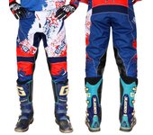 Pantalones de motocross carreras Racer motocicleta todoterreno MX Enduro MOTO hombres mujeres montaña descenso 36