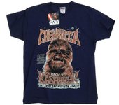 Star Wars Boys Chewbacca Rock Poster T-Shirt 9-11 Years azul marino