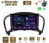 Para Nissan Juke 2010-2014 con botón perilla Android Car Radio reproductor Multimedia navegador estéreo GPS 2 Din Carplay 2 + 32GB 1+16GB